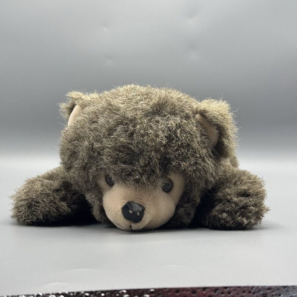 Vintage Alegria by PMI Bear Plush Stuffed Toy Laying Down 15"